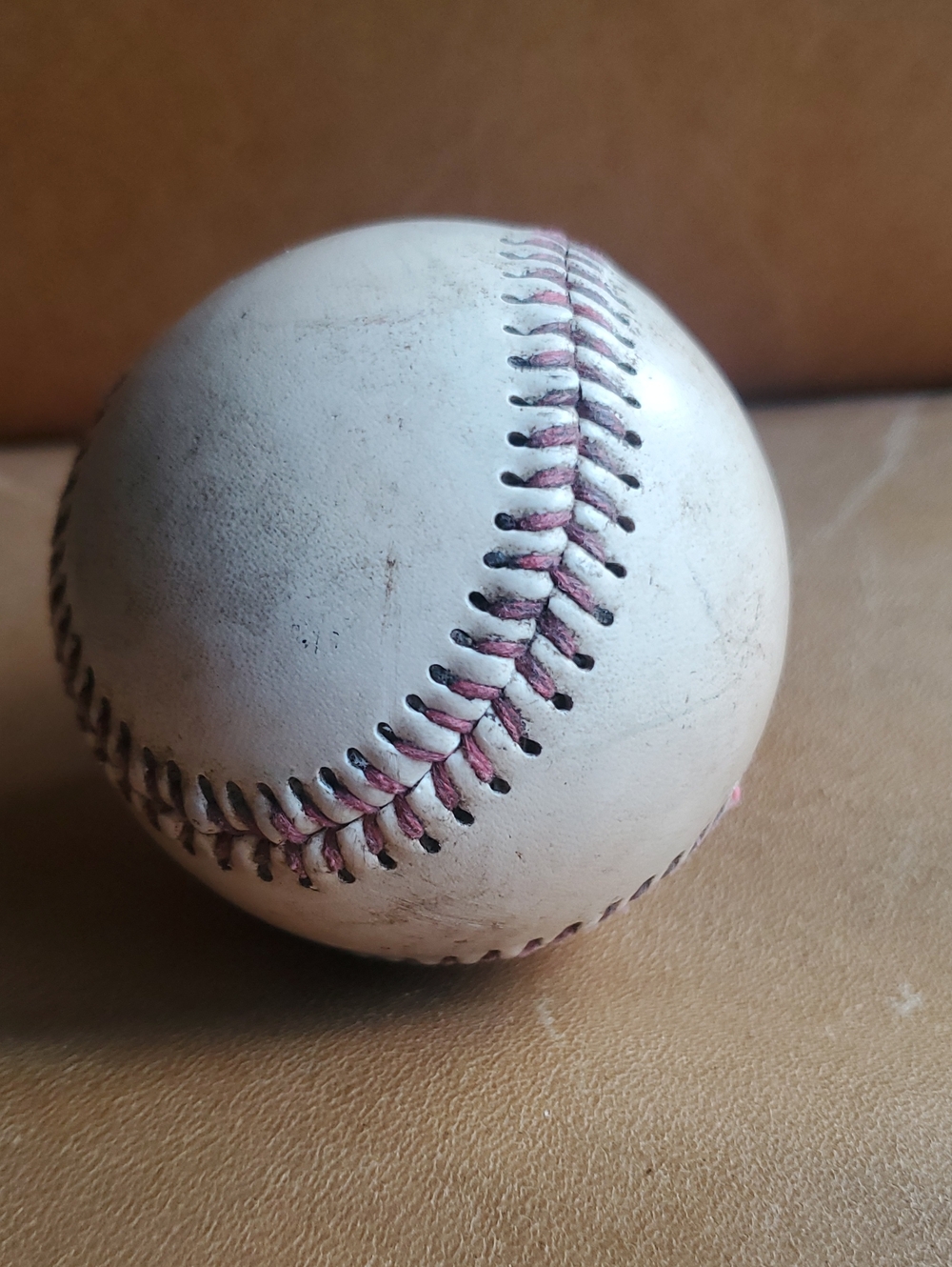 Vintage Leather Baseball Ball